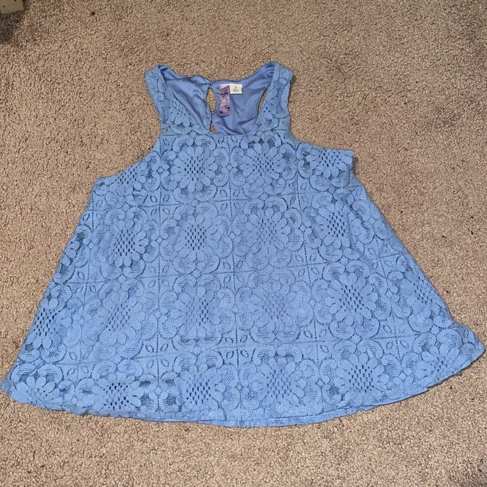 Francescas blue lace top